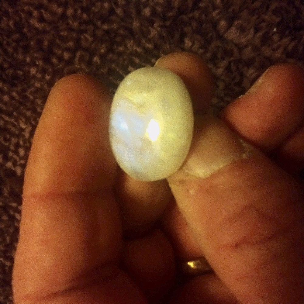 2 beautiful moonstone small $10 LG $ 25